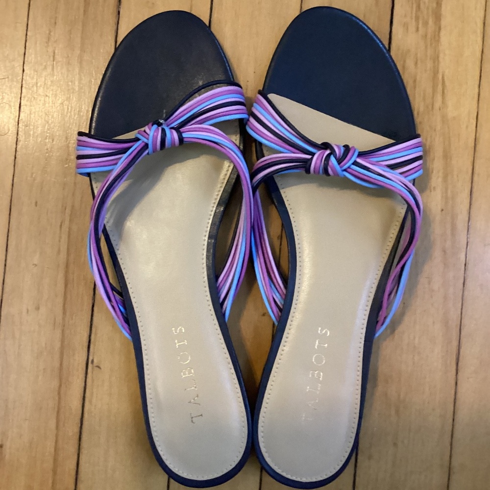 NWOT Talbots Strappy Slide Sandal